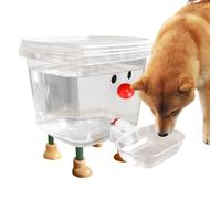 Automatic Pet Water Dispenser | Smile Face Auto Cat Dog Fountain Bowl | Large Capacity Pet Water Feeder | Cartoon Puppy Fountain Dispenser for Home Living Room Vacation Bedroom Office Indoor