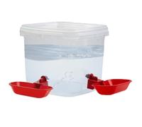 Automatic Pet Waterer, 3l Wide Water Dispenser, Durable Bowl with Flow Control Feature, Food Grade Material, Drinking Fountain with Easy Clean Design, Pet Water Bowl for Home and Dorm