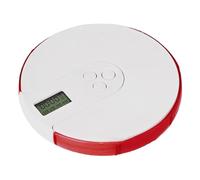 Automatic Pill Dispenser, Pill Organizer with Alarm Reminder, 7-Day Tablet Storage Box, Up to 4 Alarms/Day, Large Digital Display, 4.33x4.33x0.87in Ideal for Medication Management