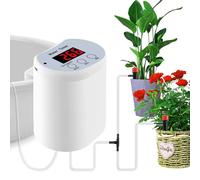 Automatic Plant Waterer Indoor, 3,15 x 2,36 x 1,97 pouces, Self-Watering Device, Adjustable Timer Controller, Smart Drip Irrigation Kit System for Houseplants Balcony Garden Greenhouse