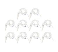 Automatic Plant Watering Spikes 10 Pack | Self Watering Stakes with Control Valve for Indoor & Outdoor Potted Plants | Vacation Plant Watering System for Gardeners/Travelers