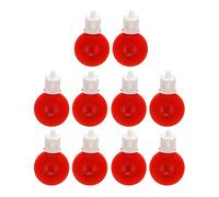 Automatic Poultry Waterer Cups 10 Pack | 9mm Hole Fit for Chickens/Ducks/Geese | Leak - Proof Plastic Chicken Watering System | Easy Install & Maintain Feeder Bowls