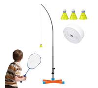Automatic Rebound Badminton Trainer - Portable Fiberglass Automatic Rebound | Single Badminton Trainer For Men Women Adults Teens Kid Indoor Outdoor