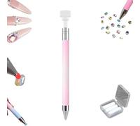 Automatic Refillable Wax Pen,Fine Point Diamond Art Accessories Pen,Precision Wax Pencil Nails Gem Picker for DIY Craft