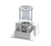 Automatic Reptile Water Bowl - Food Dispenser, Lizard Bearded Dragon Chameleon Snake Frog Hermit Crab Amphibian Habitat Sturdy Material with Convenient Feeding and Hydration Solution for Terrariums