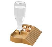 Automatic Reptile Water Feeder - Distributeur automatique de l'eau | Tortoises Distributeur avec bouteille | Large Capacity Feeding Accessories | Spillproof Water Dish for Tortoises Lizards and Hermit