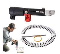 Automatic Screw Nailer, Multipurpose Ergonomic Chain Nailers, Lightweight Portable Nailing Device, Compact Ideal for Fast Construction Work on Ceilings, Drywall, and Wood Projects
