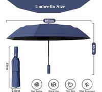 Automatic Umbrella,Compact Windproof Umbrella,Automatic Open/Close Umbrella,Ultra-Light and Portable,Waterproof and Windproof for Travel,Men and Women.[V235]