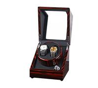 Automatic Watch Winder 2+0 Storage Dispaly Case with Quiet Motor 5 Rotation Modes Fit Lady and Man Automatic Watches (B)