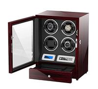 Automatic Watch Winder,4 Shaking Table Positions Self-Winding Watch Box with Silent Motor, Touch Operation