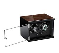 Automatic Watch Winder for 2 Watches Display Automatic Mechanical Quiet Motors 5 Rotation Modes with Soft Flexible Watch Pillows Included for Women's and Men's Watches