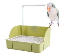 Automatic Water Circulation Parrot Shower Bathtub for Parrot | Splashproof Design Bird Bath Shower Accessories for Budgies, Parakeets, Medium Parrots, Peonies