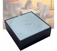 Automatic Water Drop Cat Teaser, Electric Cat Teaser | 600ml Storage Capacity, Built-in Filter Removable Washable, Adjustable Flow Rate, for Stress Relief