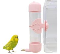 Automatic Water Feeder for Birds, Bird Drinking Waterer Bottle, 1.97x1.97x9.06 inches Small Animals Water Drinker for Budgies, Cockatiels, Lovebirds, and Canaries