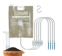 Automatic Watering System For Potted Plants - PP 25x15x5cm | Self Watering Equipment Plant Irrigation System Drip Ẃatering Device | For Balcony Garden Backyard Terrace Nursery Travel Vacation Plant
