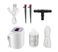 Automatic Watering System | Intelligent Power-Off Protection | Automatic Irrigation System | Smart Digital Timer Pump Tubing Dripper Kit For Balcony Yard Traveling Holiday Garden