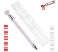 Automatic Wax Pen for Diamond Painting - Includes 30Pcs Wax Diamond Art Supplies, Effortless Gem Pickup for Artistic Projects, Ideal for Hobbyists and Artists (D)