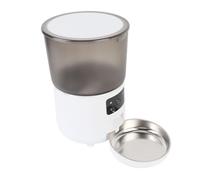 Automatique Adpust Feeder, 4L USB Automatique Cat Feeder Wireless Timed Automatic Pet Food Dispensateur avec Application Smart Alerts for Cat Dog (Blanc)