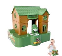Automatique - Amusante pour, Maison pour Chiots avec Musique légère, Banque d'épargne Interactive | Jouet Mignon de vol d'argent pour, Cadeau d'anniversaire, Salle de