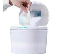 automatique Cash - 3 L salle de bain sans contact pour voiture électrique étroite petite table de chevet de chevet, petite tâche de stockage de petite taille, recharge USB
