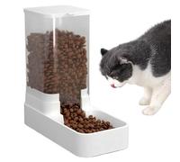 Automatique Cat Cat, 11x11x5 1,5 kg de gastronomie Automatique pour Chiens avec Bol de Nourriture pour Animaux de Compagnie, Distributeur Alimentaire pour Animaux de Compagnie sans Glissement pour PE