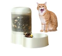 Automatique Cat Feeder, Animal de Compagnie Automatique - Auto Food Feeder Alimentation de Grande capacité Dispensateur de Chats,Bol de Chien Lavable Petit Animal de Compagnie détachable pour Les