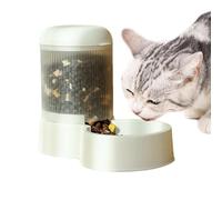 Automatique Cat Feeder, Animal de Compagnie Automatique,Dispensateur de Chats Alimentaires de Grande capacité | Bol de Chien Lavable Petit Animal de Compagnie détachable pour Les Repas et la Maison