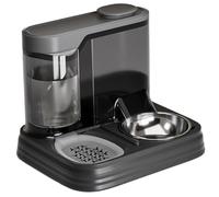 Automatique Cat Feeder, Dispensateur de Nourriture et d'eau 2 en 1, Bol pour Animaux de Compagnie détachable pour Animaux d' / 11x9x9