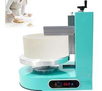 Automatique gâteau décoration Machine, 4-12 Pouces électrique gâteau glaçage & glaçage Plus Lisse avec écran Tactile, Vitesse réglable, 40-200 TR/Min, Plateau tournant électrique avec Rasseur bi Blue