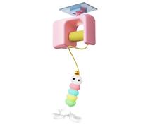 Automatique pour Chats - de Chasse rétractable, Accessoire interactif pour stimuler l'instinct de Chasse, à Suspendre pour Chatons et Chats Adultes, Mouvement aléatoire pour Un
