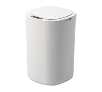 Automatique Trash Can - 12L Odor-Proof Bin, Récipient de lavage sans | Grand bac à poubelles membres, panier à ordures de cuisine, usage domestique moderne, idéal pour la salle de séjour, la
