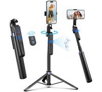 Automatique Trépied Smartphone de Suivi du Visage Rotation à 360°, trépied iPhone et Smartphone Android,Trepieds Support pour Caméra de Suivi,trepied pour Telephone pour Youtube Vlog Streaming