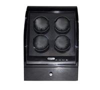 Automatique Watch Winder, 4 + 3 Montres Affichage LCD Automatic Winder avec tiroir Deluxe Motor Pewoo Paint Boîte en Bois Brillant Boîte -25 × 32 cm Belle Maison