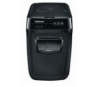 Fellowes Destructeur papier AUTOMAX 200 C – Coupe croisée – 200 feuilles – 32 L – Noir
