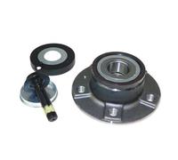 AUTOMEGA Kit de roulement de roue 110099410 Essieu arrière Compatible avec AUDI A4 B8 Avant 8K5 A4 B9 Avant 8W5, 8WD A5 B8 Coupé 8T3 A5 B8 Sportback 8TA A4 B8 Berline 8K2 A5 B9 Sportback F5A, F5F