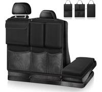 AutoMengYuan Organisateur de Coffre pour BMW X3 | 2011-2017-2026 rangement siège, filet coffre, structure rigide anti affaissement, voyage, tissu lavable