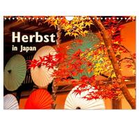 Automne au Japon (calendrier mural 2026 DIN A4 paysage) calendrier mensuel CALVENDO