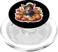 Automne Automne Cirnecho dell'Etna Propriétaire Chien Thanksgiving Maman PopSockets PopGrip pour MagSafe