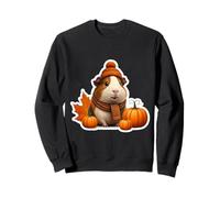 Automne Automne Cochon d'Inde Propriétaire Amoureux des Animaux de Compagnie Thanksgiving Citrouille Sweatshirt