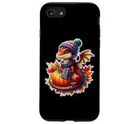 Automne Automne Dragon Lover Thanksgiving Citrouille Feuilles Mignon Coque pour iPhone SE (2020) / 7/8
