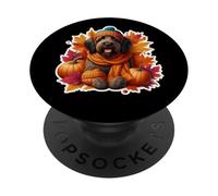 Automne Automne Wirehaired Griffon Pointant Chien Propriétaire Vintage PopSockets PopGrip Adhésif