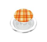 Automne Carreaux festifs Moisson Orange Marron Brun Brun Automne Carreaux PopSockets PopGrip pour MagSafe