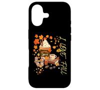 Automne Citrouille Feuilles Café Livres Épice Cosy Sock Love Pretty Coque pour iPhone 17