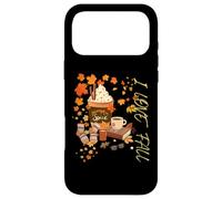 Automne Citrouille Feuilles Café Livres Épice Cosy Sock Love Pretty Coque pour iPhone 17 Pro Max