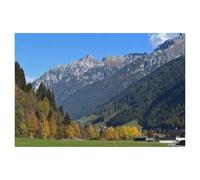 Automne dans la vallée de Stubai près de Milders，Puzzle, 1000 Pièces De Puzzle pour Adultes, Miracle De Puzzle Impossible, Jouet De Puzzle Éducatif pour Enfants（75x50cm）-AM17