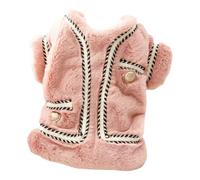 Automne De Luxe Hiver Cat Chaud Princesse Yorkshire Pomeranian Schnauzer Chiot Yeskshire Pug Coton Veste,Un,XS