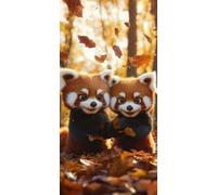 Automne Diamond Painting Animal Peinture Diamant Adulte Point de Croix Activité Manuelle Adulte Mosaique Loisir Creatif Full Drill Diamond-Painting Enfant, pour Decoration Automne 20x40cm F - 787