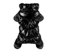 Automne Et Hiver Vêtements Chauds pour Chiens Bouledogue Français Carlin Chihuahua Yorkshire Terrier Veste Vêtements Doux Et Confortable Veste pour Animaux De Compagnie,Noir,M