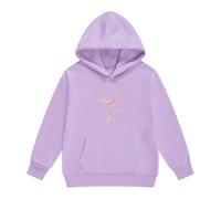 Automne Fille Sweat à Capuche Confortable Inspirant Sweat à Capuche Poche kangourou Sweatshirt Religieux Minimaliste Symbole Chi-Rho Couleur Unie T-shirt à Manches Longues pour Église, Stil-P07 Violet
