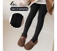 [Automne/Hiver] 1 paire de collants chauds pour filles, leggings thermiques épais de couleur unie, pantalon-guêtre mode classique et polyvalente, doux et agréable à la peau, convient pour le port quot